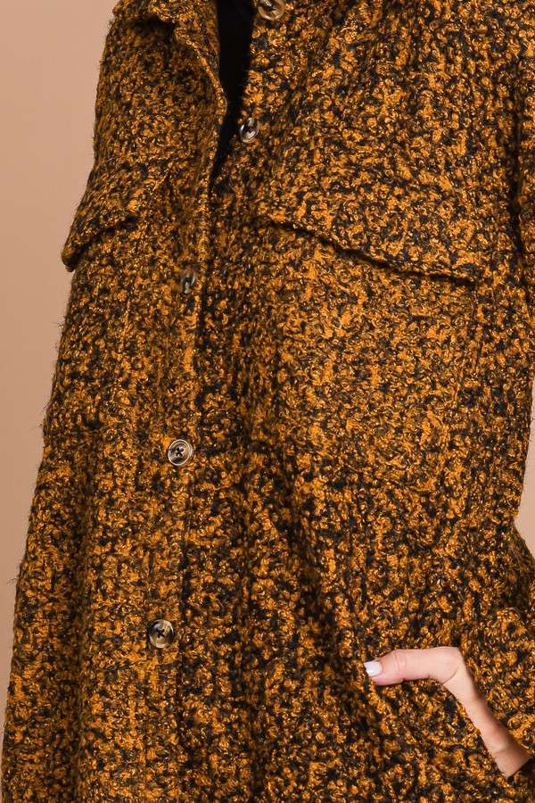 Oversized Button Down Jacket