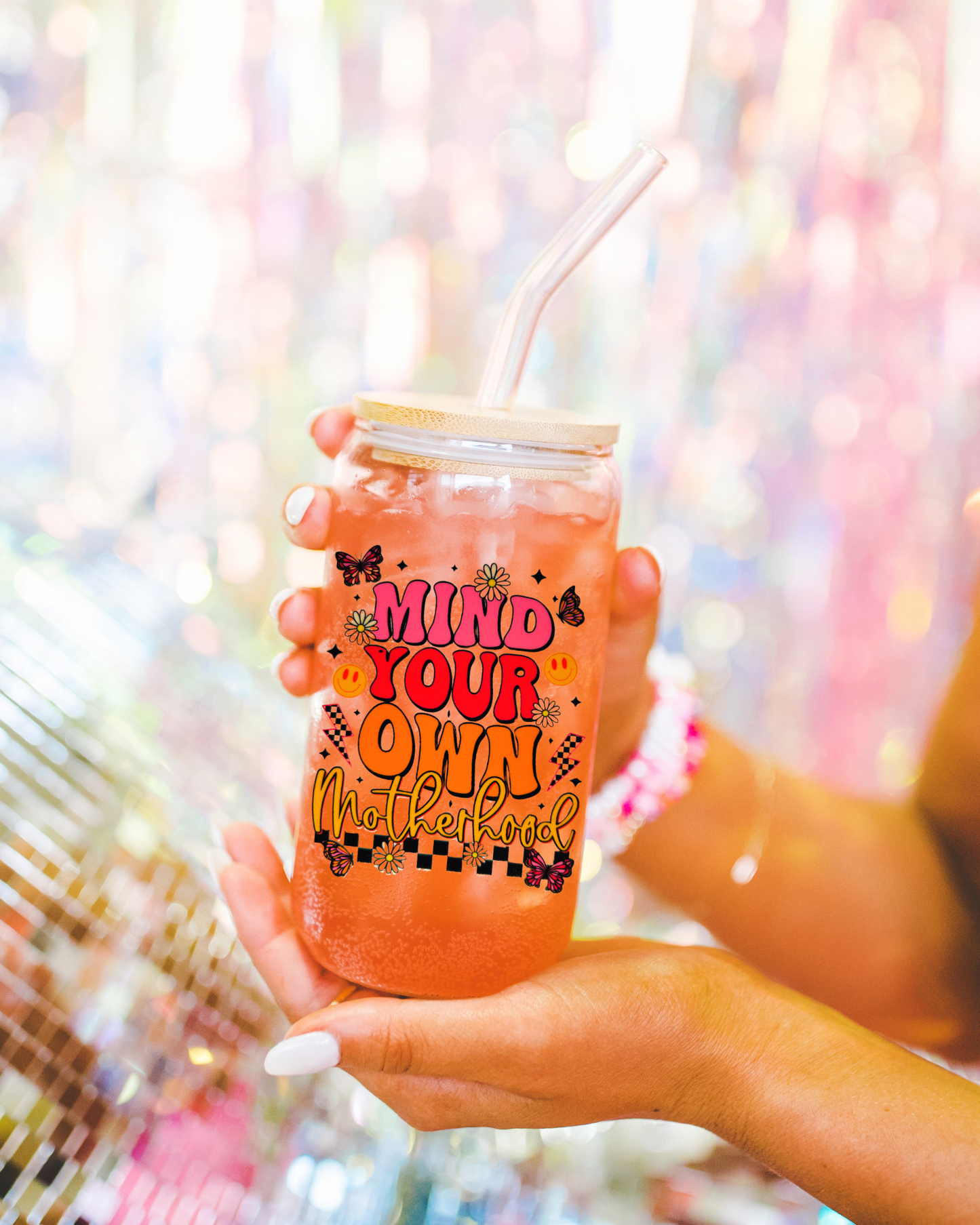 Motherhood Glass 16oz Cup