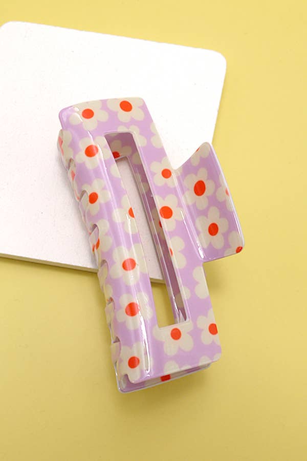 JUMBO PREMIUM DAISY HAIR CLAW CLIPS