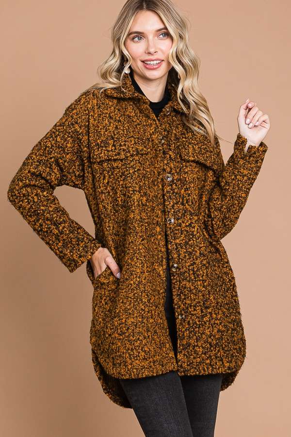 Oversized Button Down Jacket