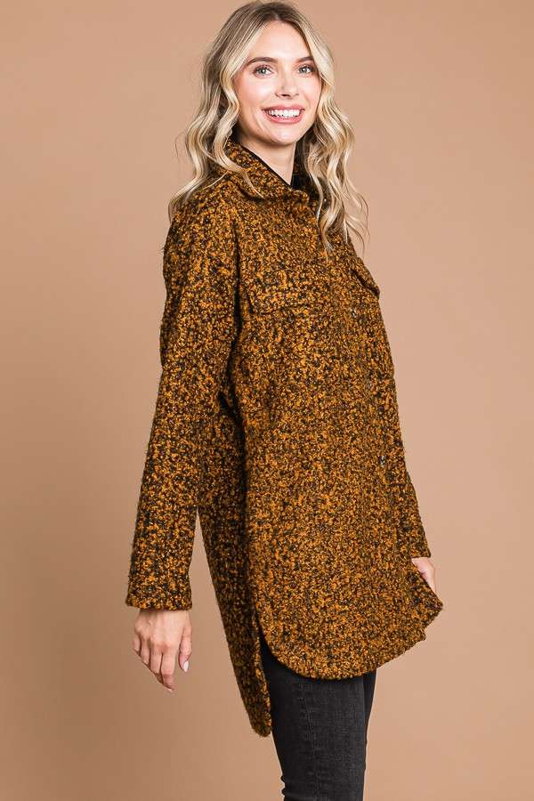 Oversized Button Down Jacket