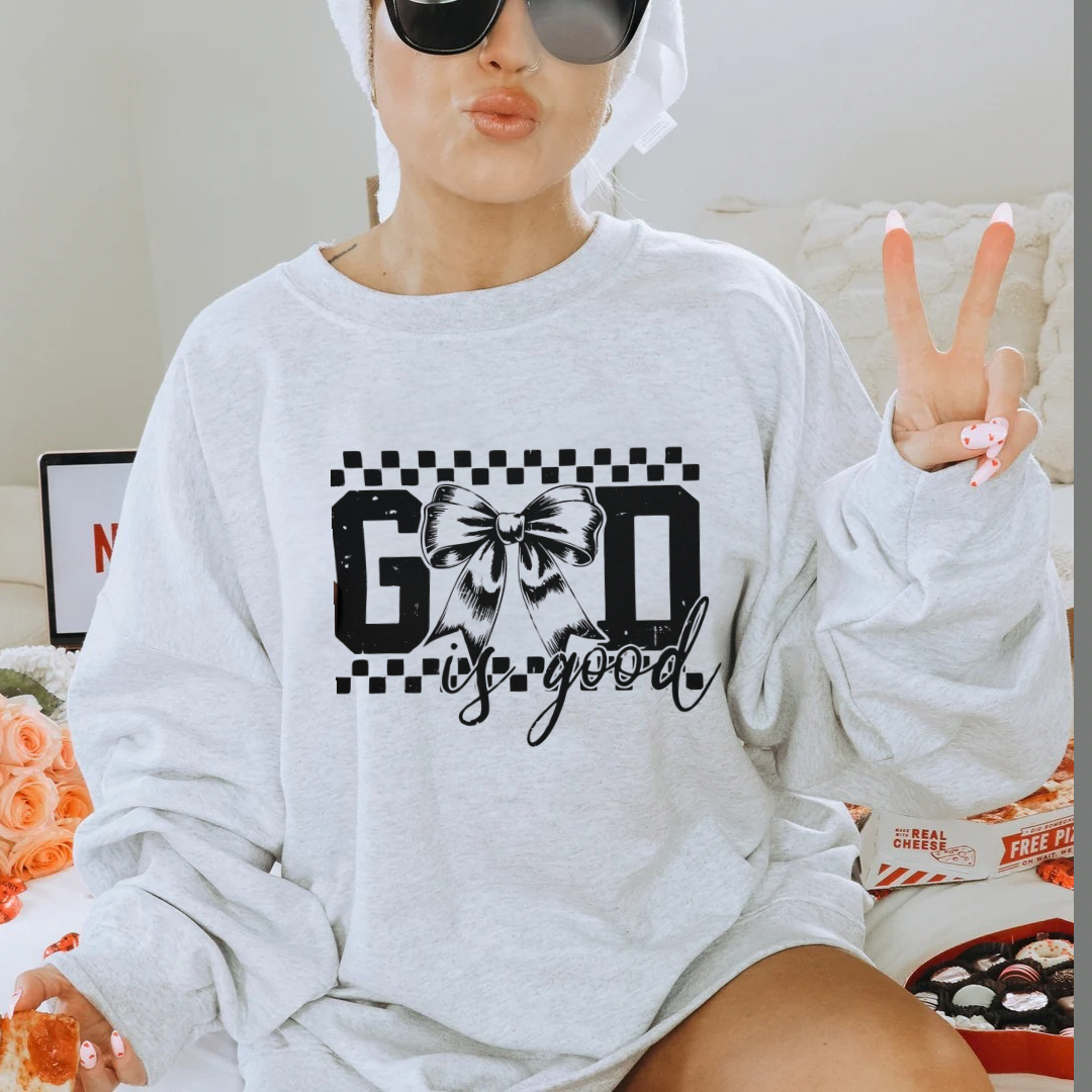 God Is Good Crewneck Sweater