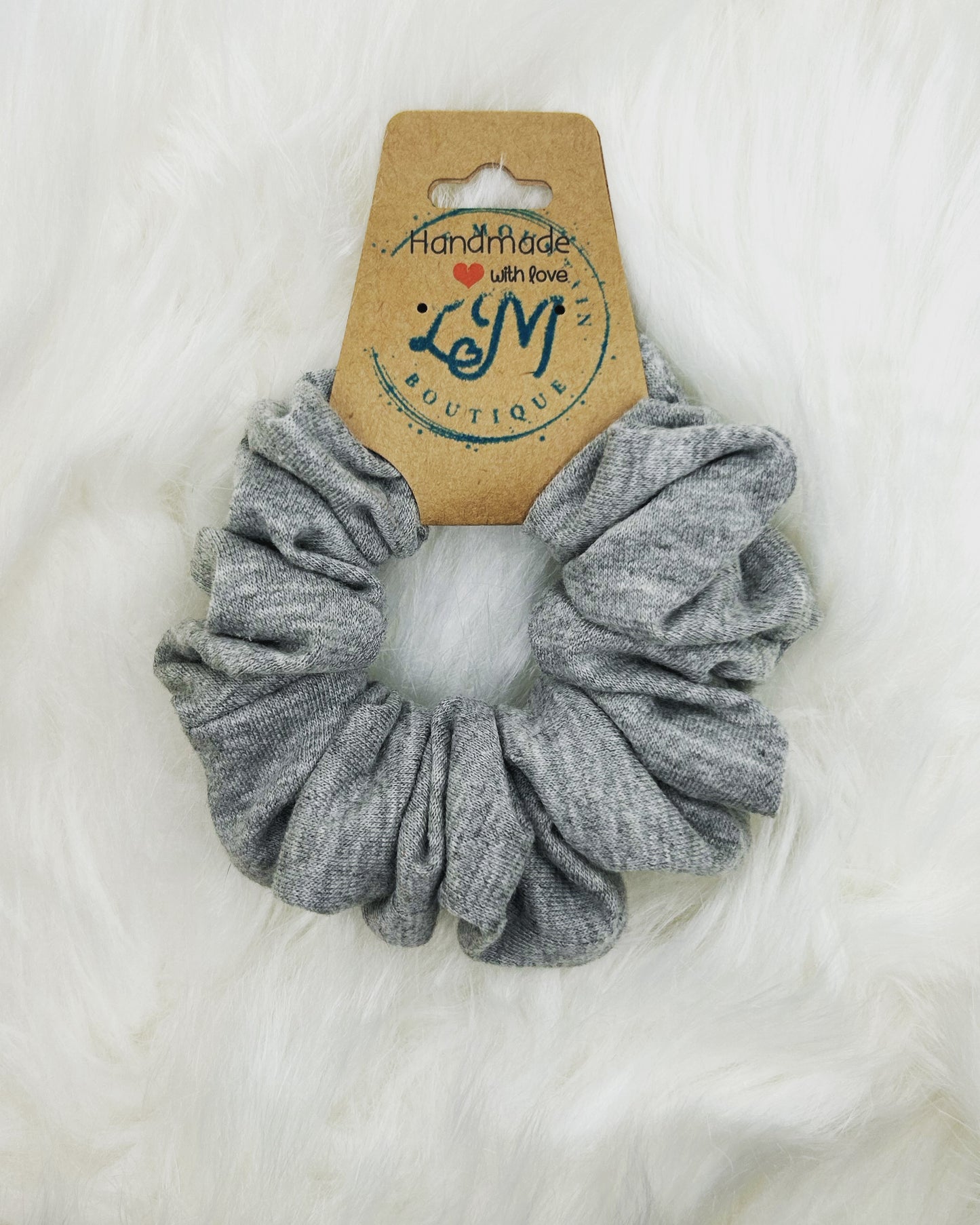 Gray Scrunchie 