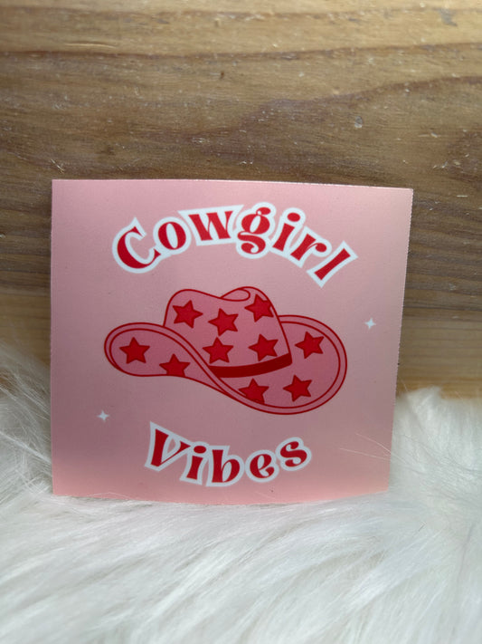 Cowgirl Vibes Sticker