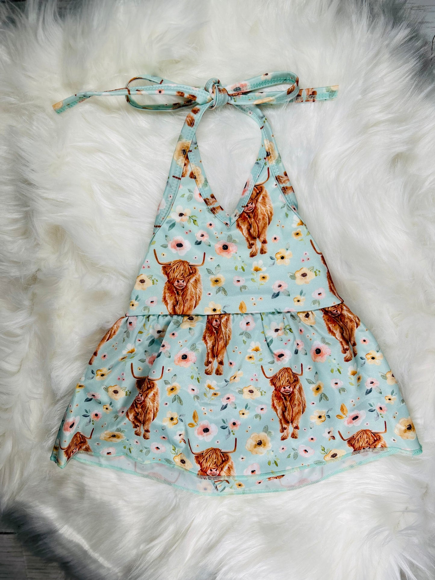 Highland Flower One Piece Swimsuit