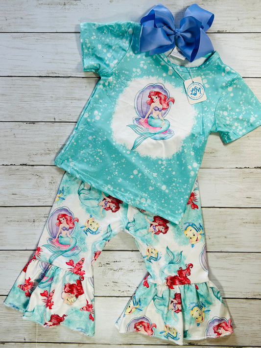 The Little Mermaid Bell Bottoms Outfit Set