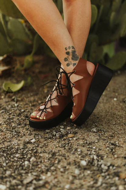 THE METTALICKS COPPER SANDALS