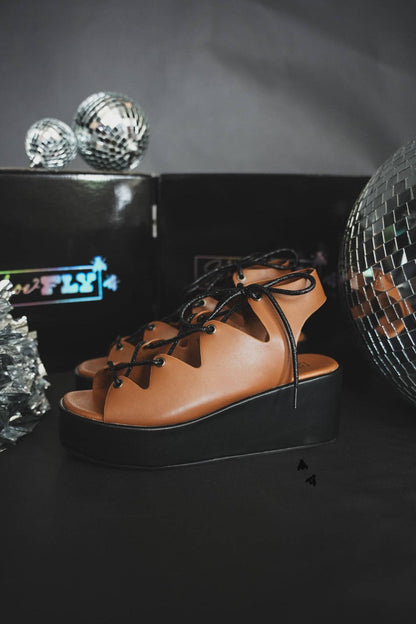 THE METTALICKS COPPER SANDALS