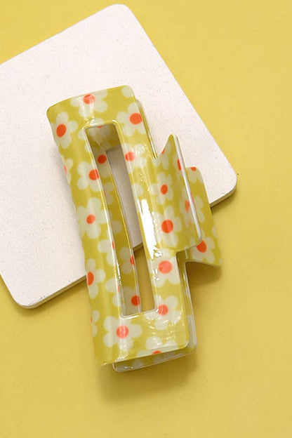 JUMBO PREMIUM DAISY HAIR CLAW CLIPS