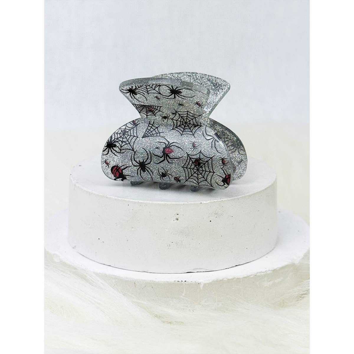 Halloween Theme Printed Mini Hair Claw Clip