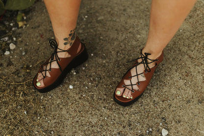 THE METTALICKS COPPER SANDALS