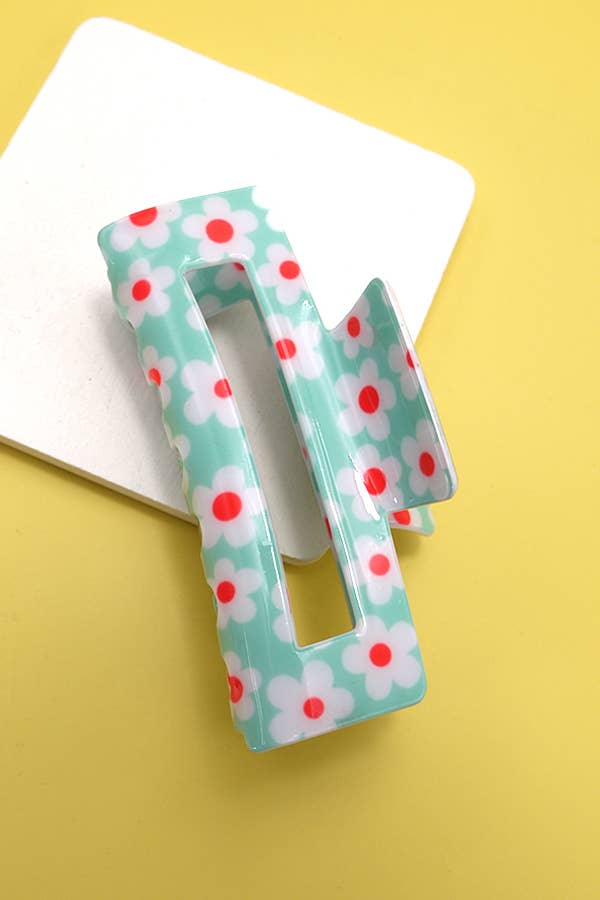 JUMBO PREMIUM DAISY HAIR CLAW CLIPS