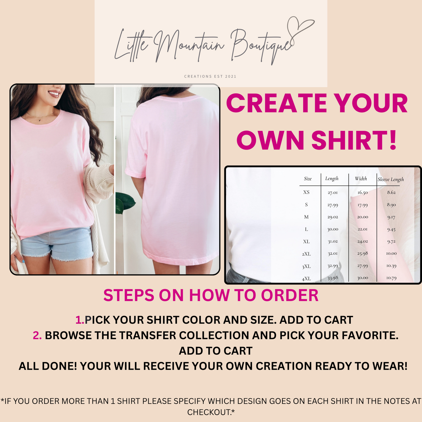 CREATE YOUR OWN SHIRT!