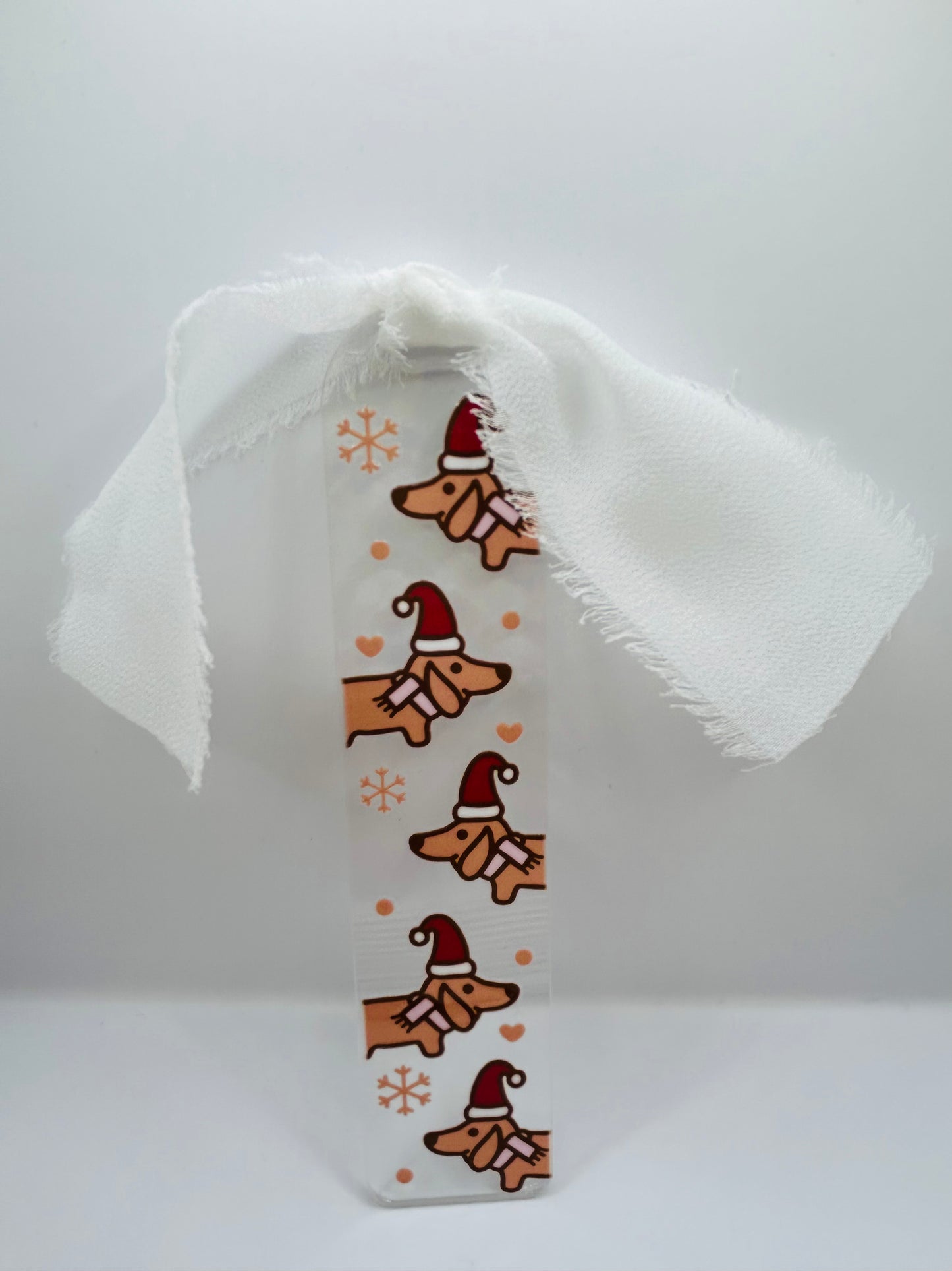 Dog Christmas Bookmark