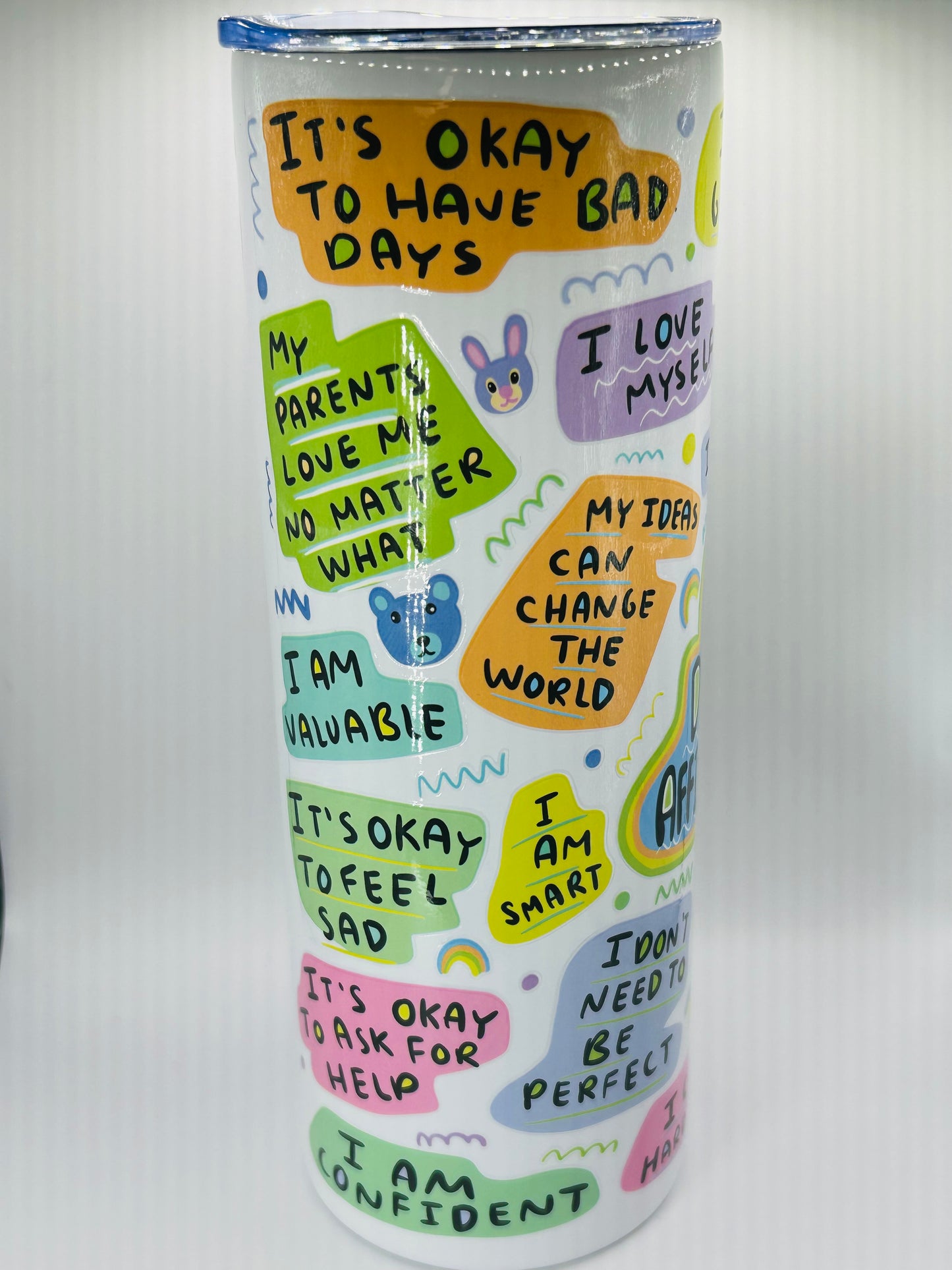 Kid Daily Affirmations Tumbler