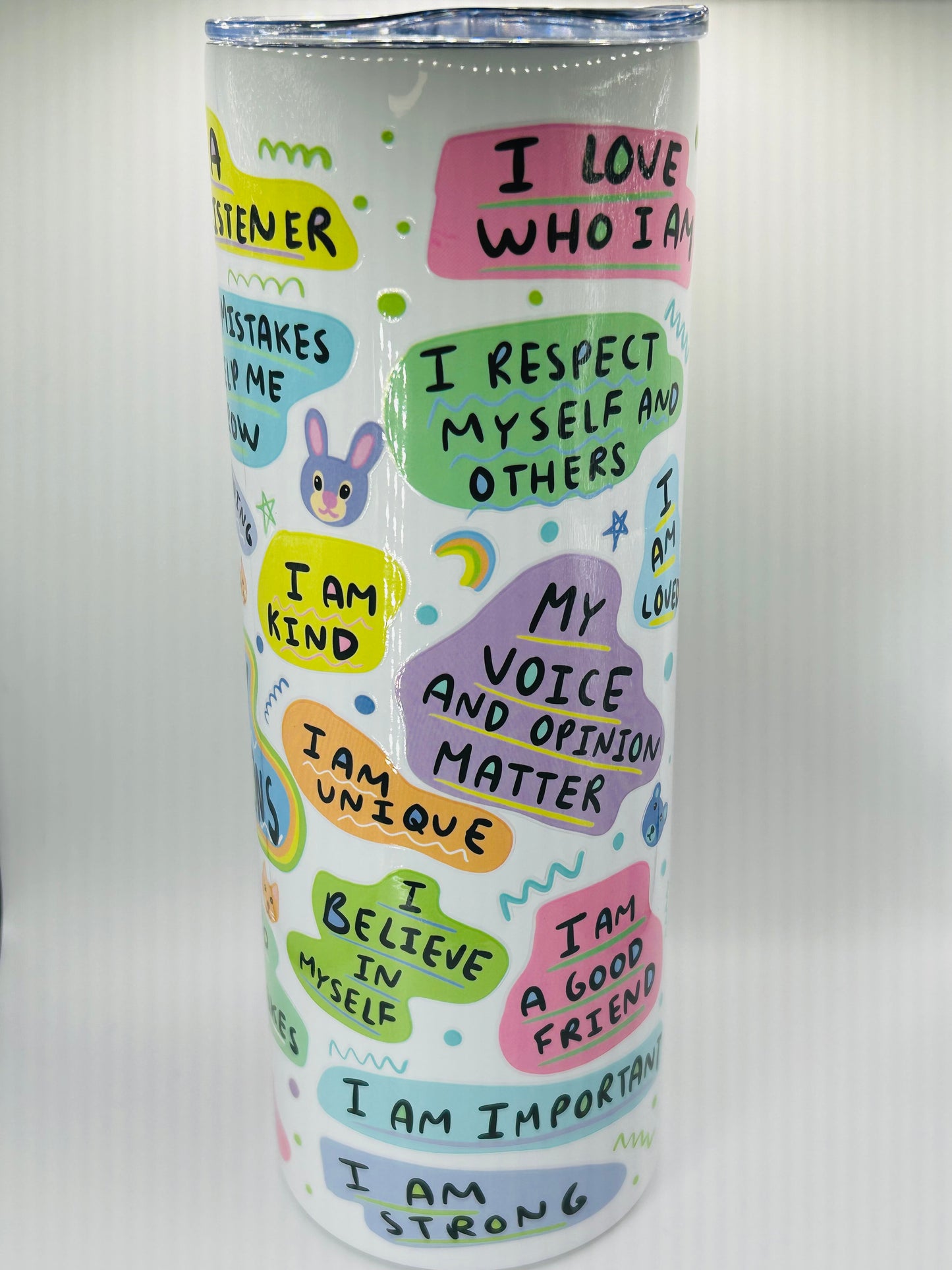 Kid Daily Affirmations Tumbler