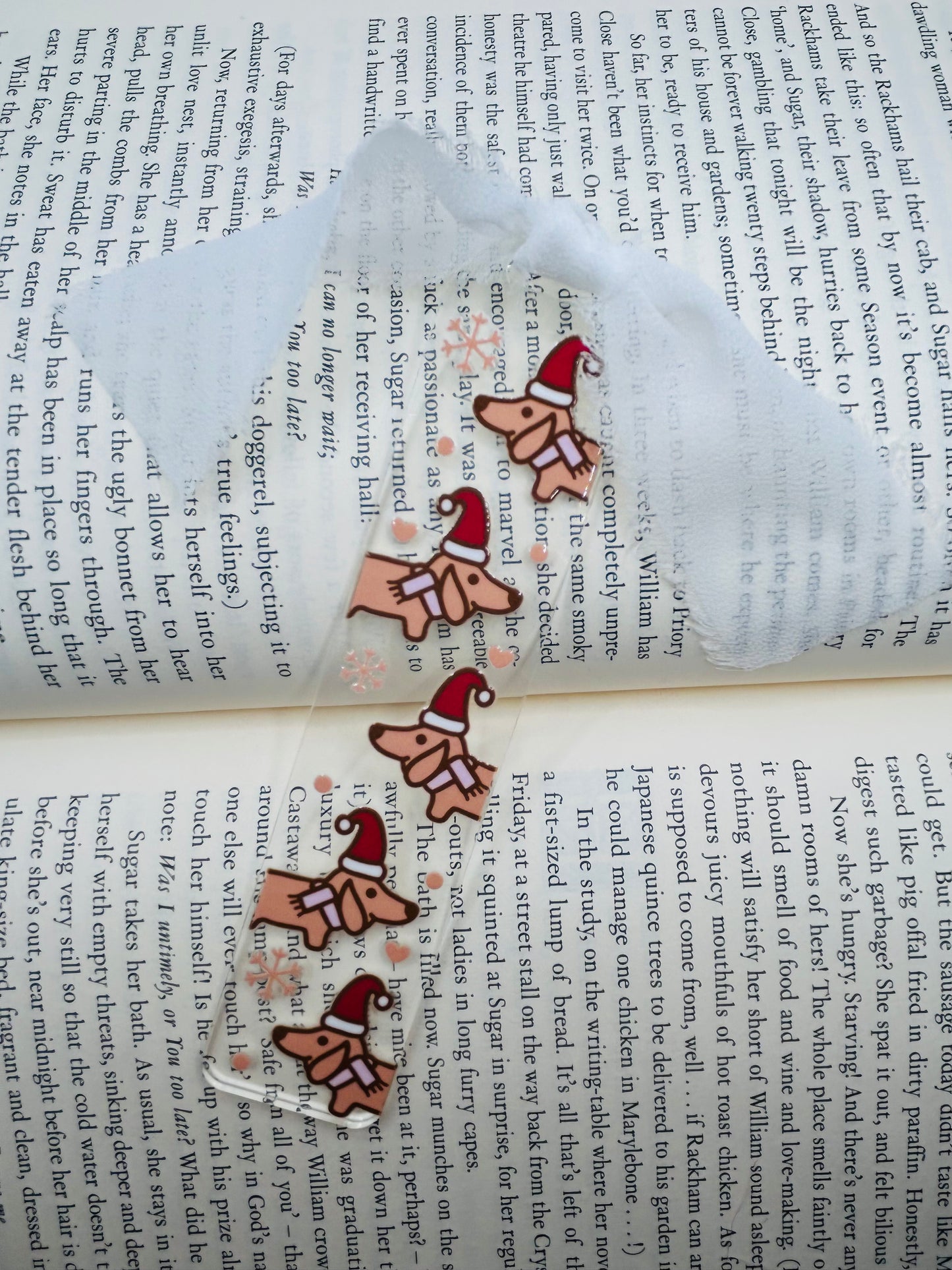 Dog Christmas Bookmark