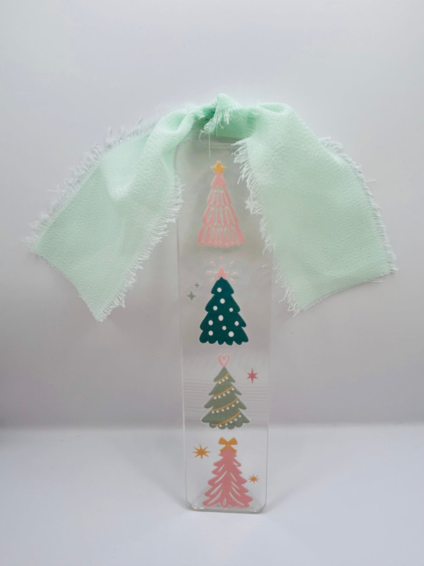 Trendy Christmas Trees Bookmark