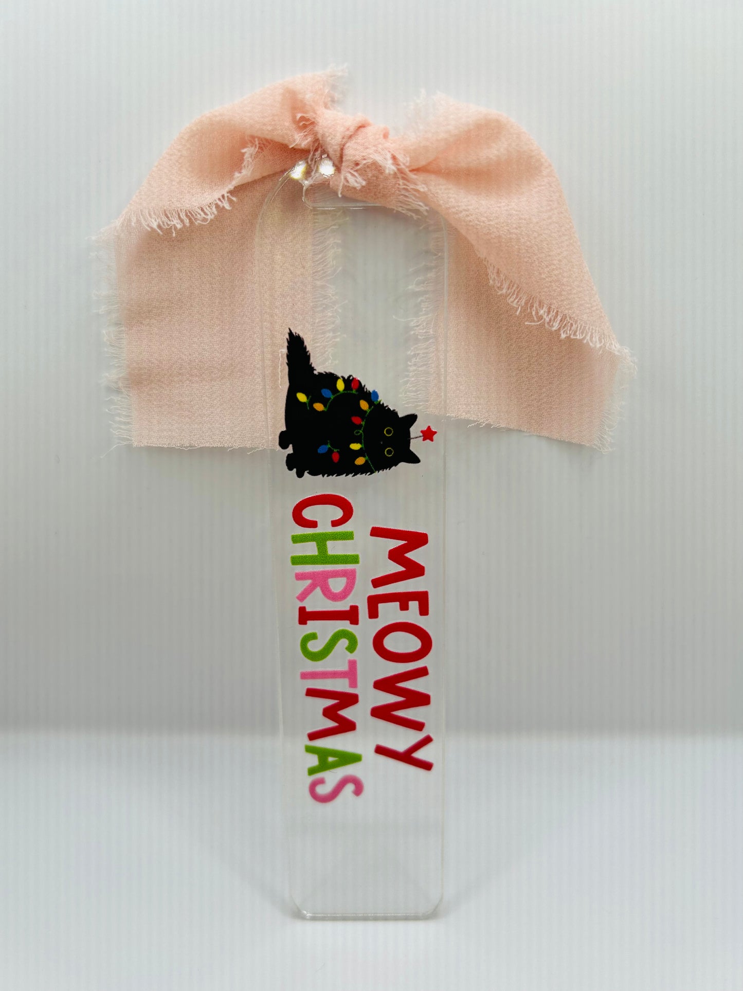 Meowy Christmas Bookmark