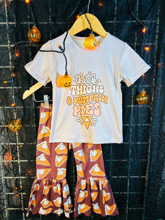 Thick Thighs & Pumpkin Pies Outfit Set