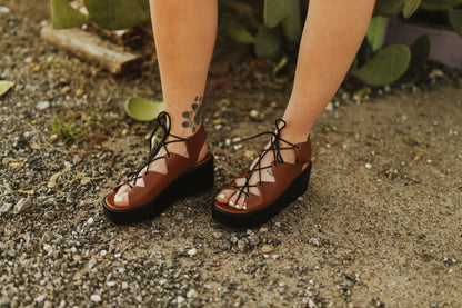 THE METTALICKS COPPER SANDALS